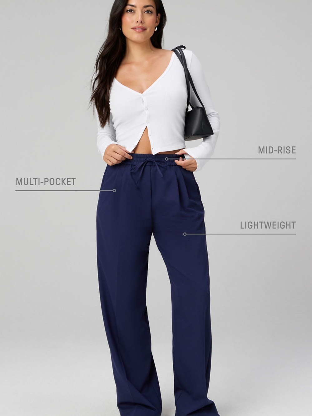 Foundation Mid Rise Pull-On Trouser - Picture 4 of 7